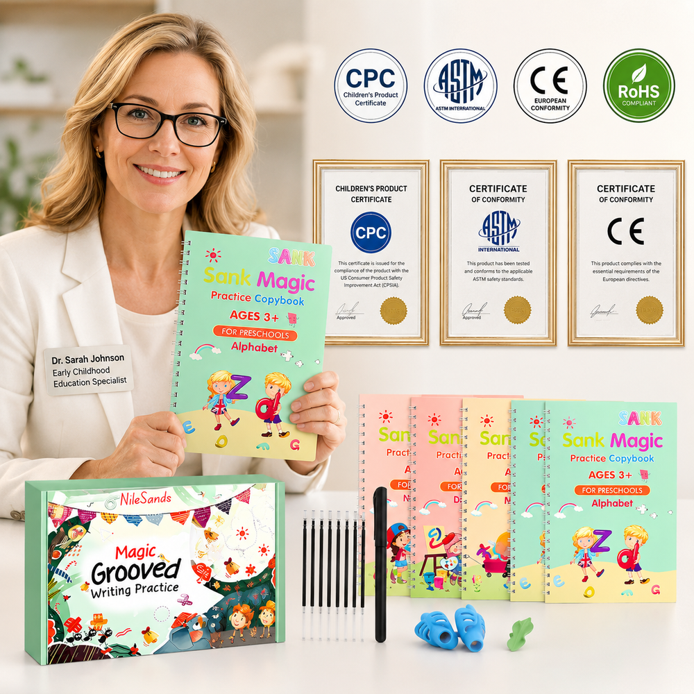 💥LAST DAY SALE 50%OFF💥📚MagicBook | Kids Practice Copybook Set (4Pcs/Set)